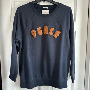 American Eagle Ahh-mazingly soft Peace Crewneck size small